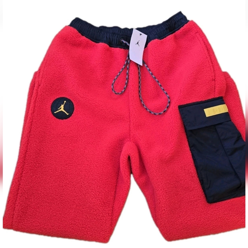 Jordan Mens Medium Mountside Essential Cargo Fleece Pants
